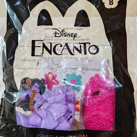 McDonalds 2021 Happy Meal Toy: Disney Encanto Isabela Madrigal #8 - NEW - Picture 3 of 3